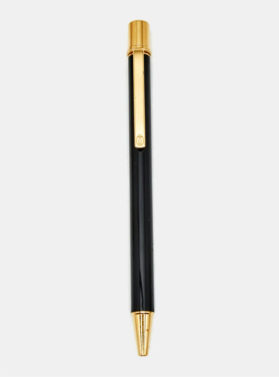 Cartier Must de Cartier Lacquer Gold Tone Ballpoint Pen