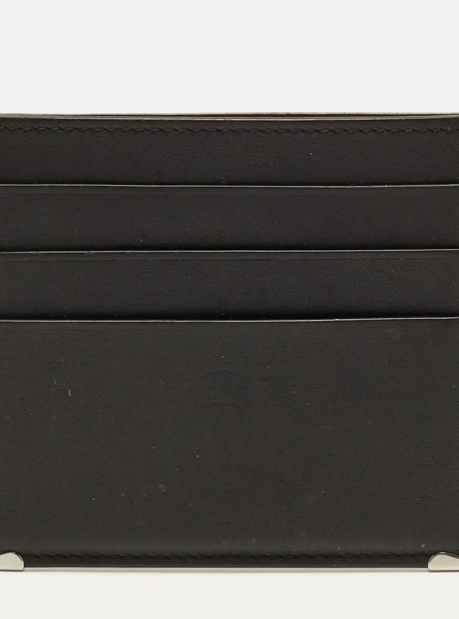 Cartier Must de Cartier Black Leather Simple Card Holder
