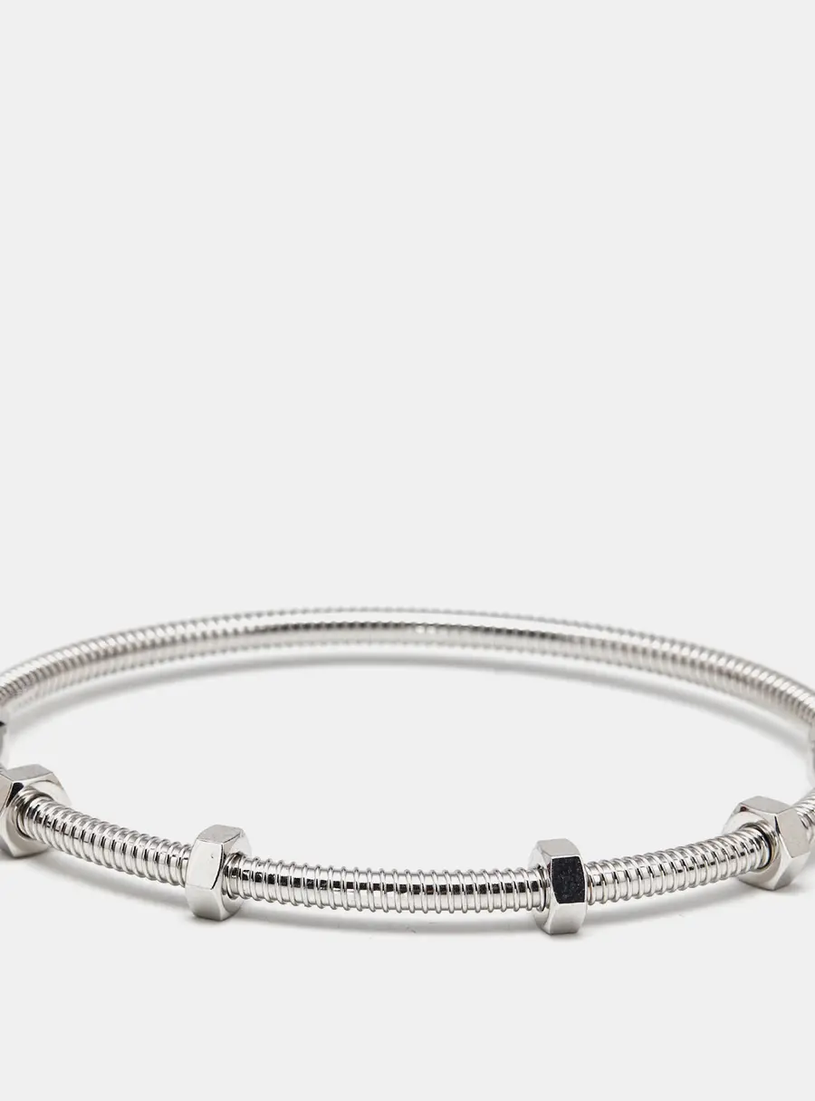 Cartier Ecrou De Cartier 18k White Gold Bracelets 20