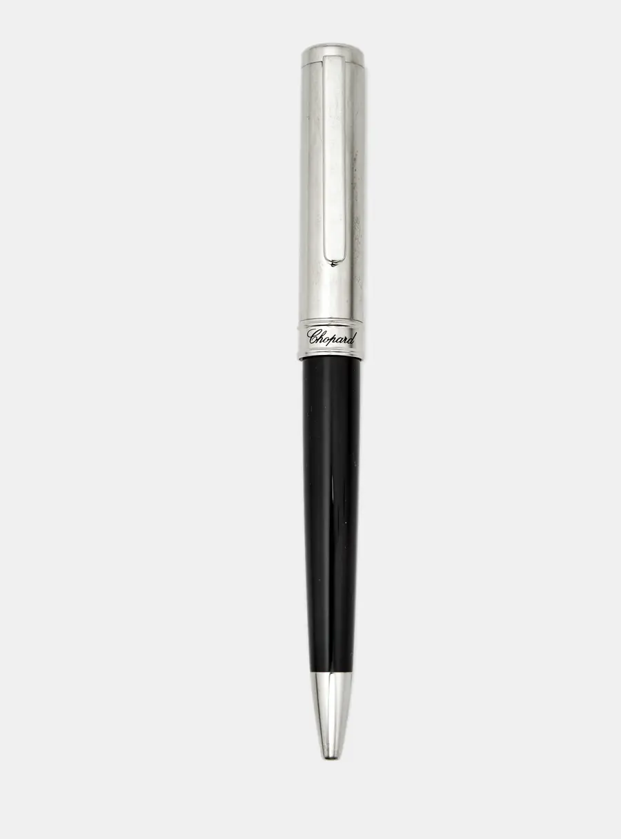 Chopard Resin Silver Tone Ballpoint Pen