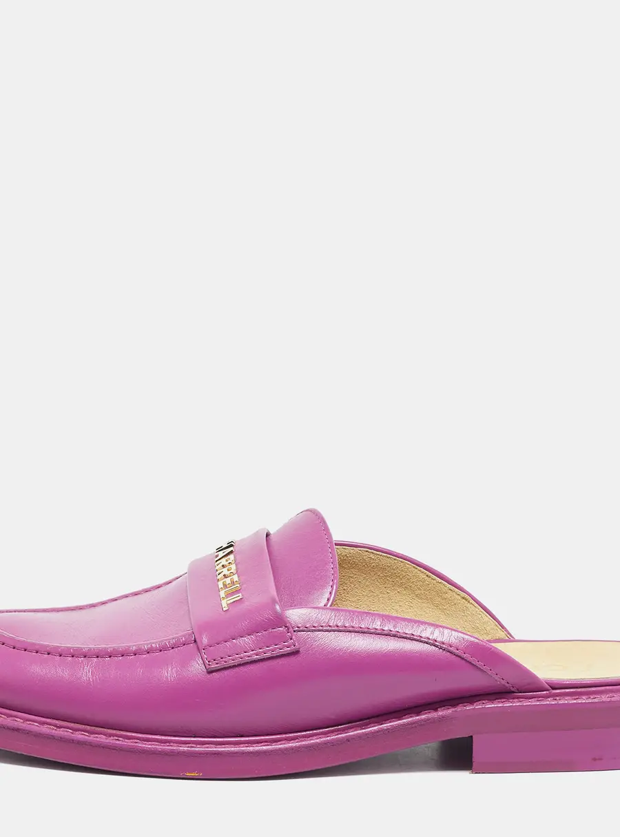 Chanel x Pharrell Size 40 Purple Leather Mules