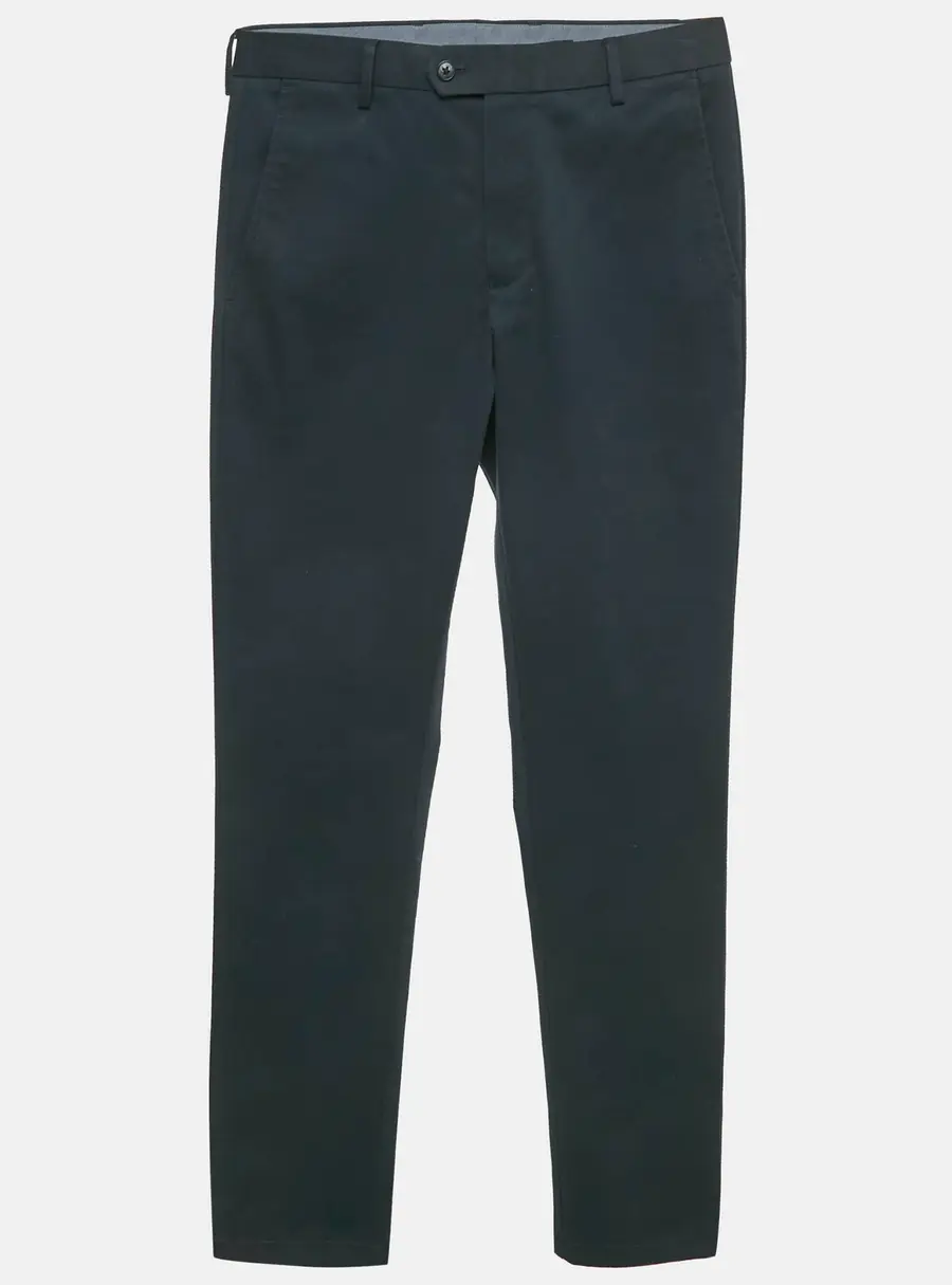 Charles Tyrwhitt Navy Blue Gabardine Formals Trousers S