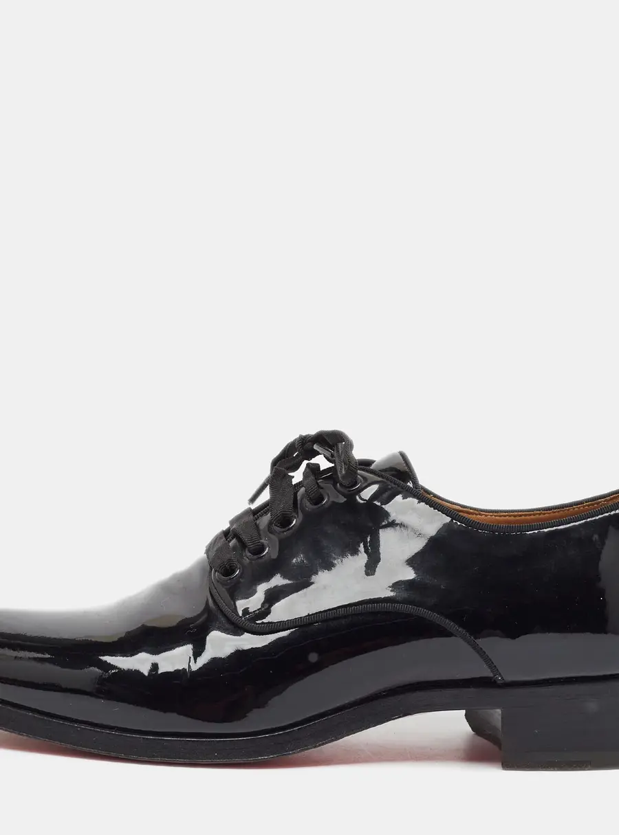 Christian Louboutin chambeliss Size 41 Black Patent Leather Derby
