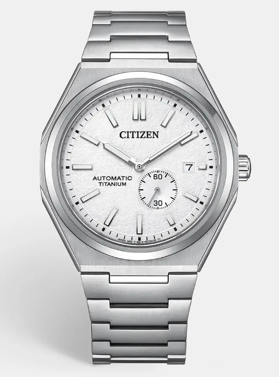 Citizen Zenshin NJ0180-80A Silver Dial Duratect / Super Titanium Men's Wristwatch 40.50 mm