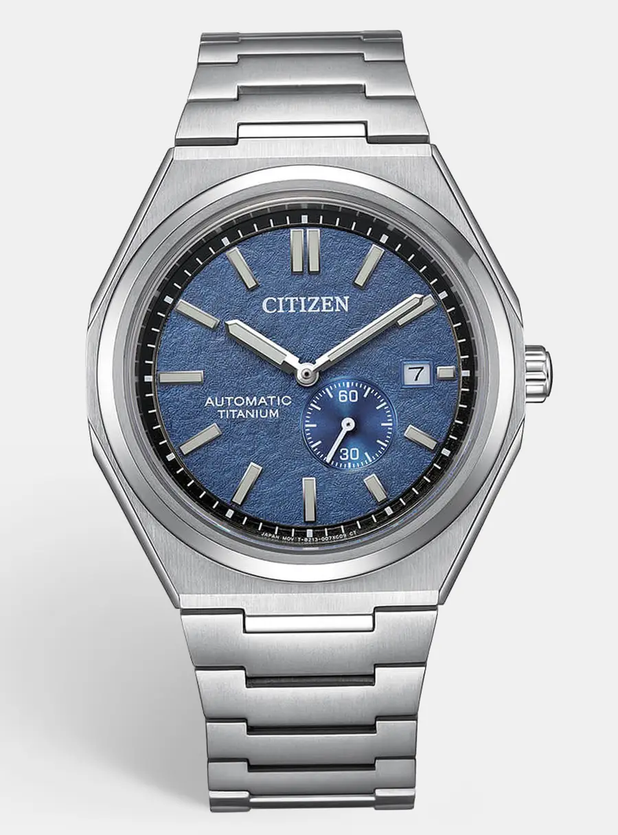 Citizen Zenshin NJ0180-80L Blue Dial Duratect / Super Titanium Men's Wristwatch 40.50 mm