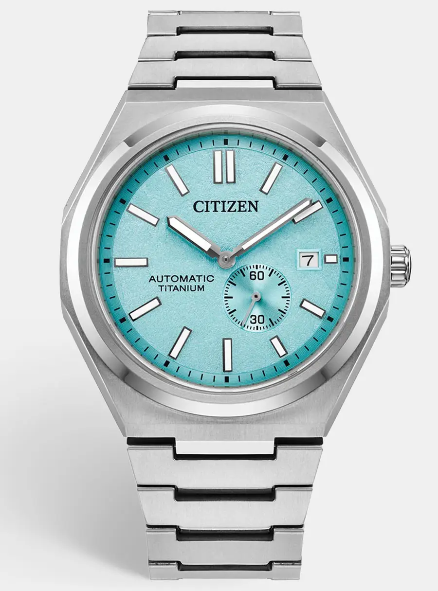 Citizen Zenshin NJ0180-80M Light Green Dial Duratect / Super Titanium Men's Wristwatch 40 mm