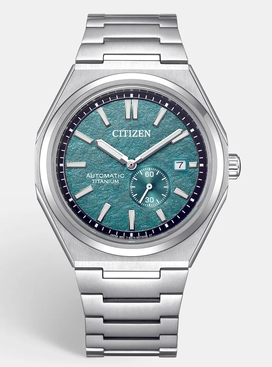 Citizen Zenshin Green Dial Duratect / Super Titanium Men's Wristwatch 40.50 mm
