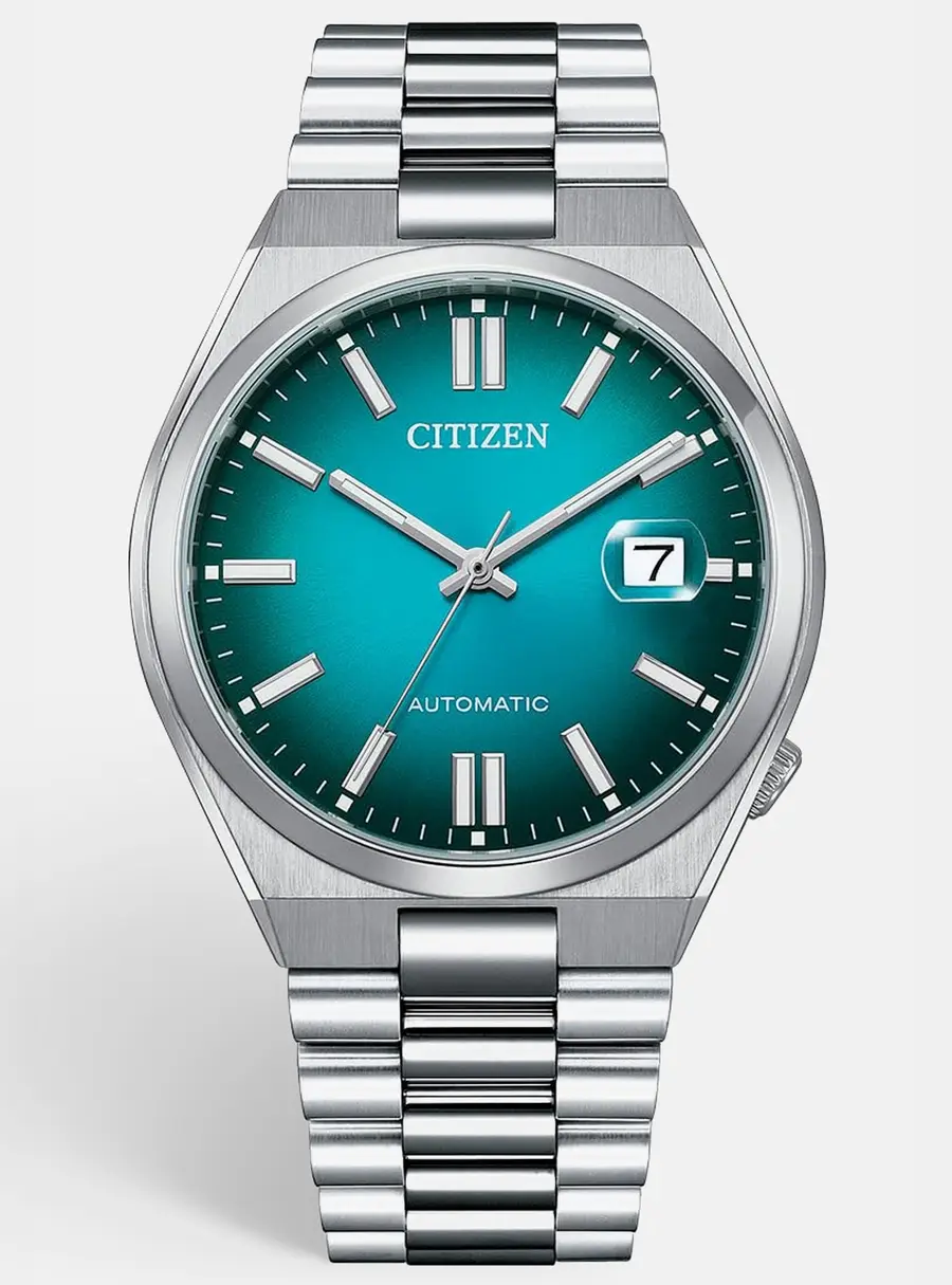 Citizen Tsuyosa NJ0151-88X Gradient Blue Dial Stainless Steel Men's Wristwatch 40 mm