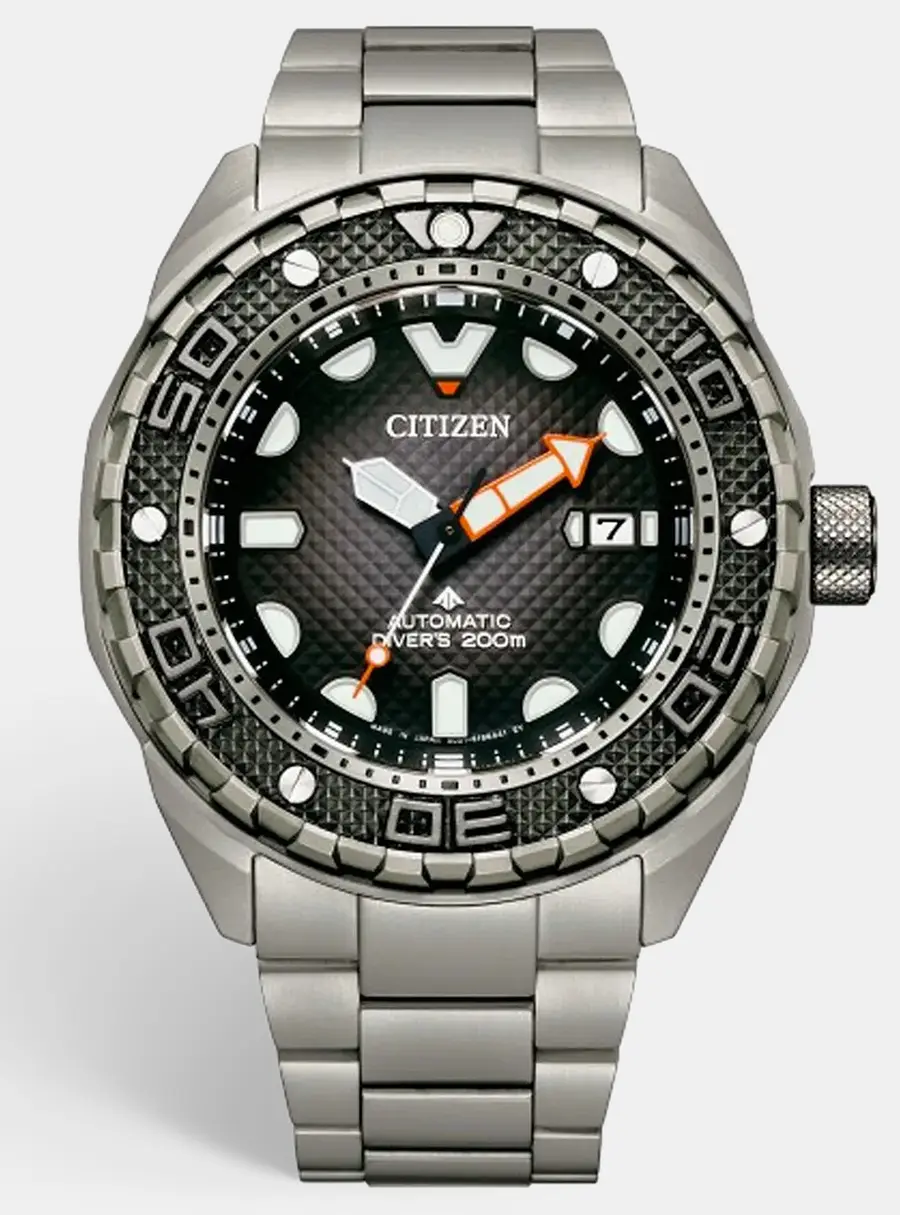 Citizen Promaster NB6004-83E Grey Gradient Dial Duratect / Super Titanium Men's Wristwatch 44 mm