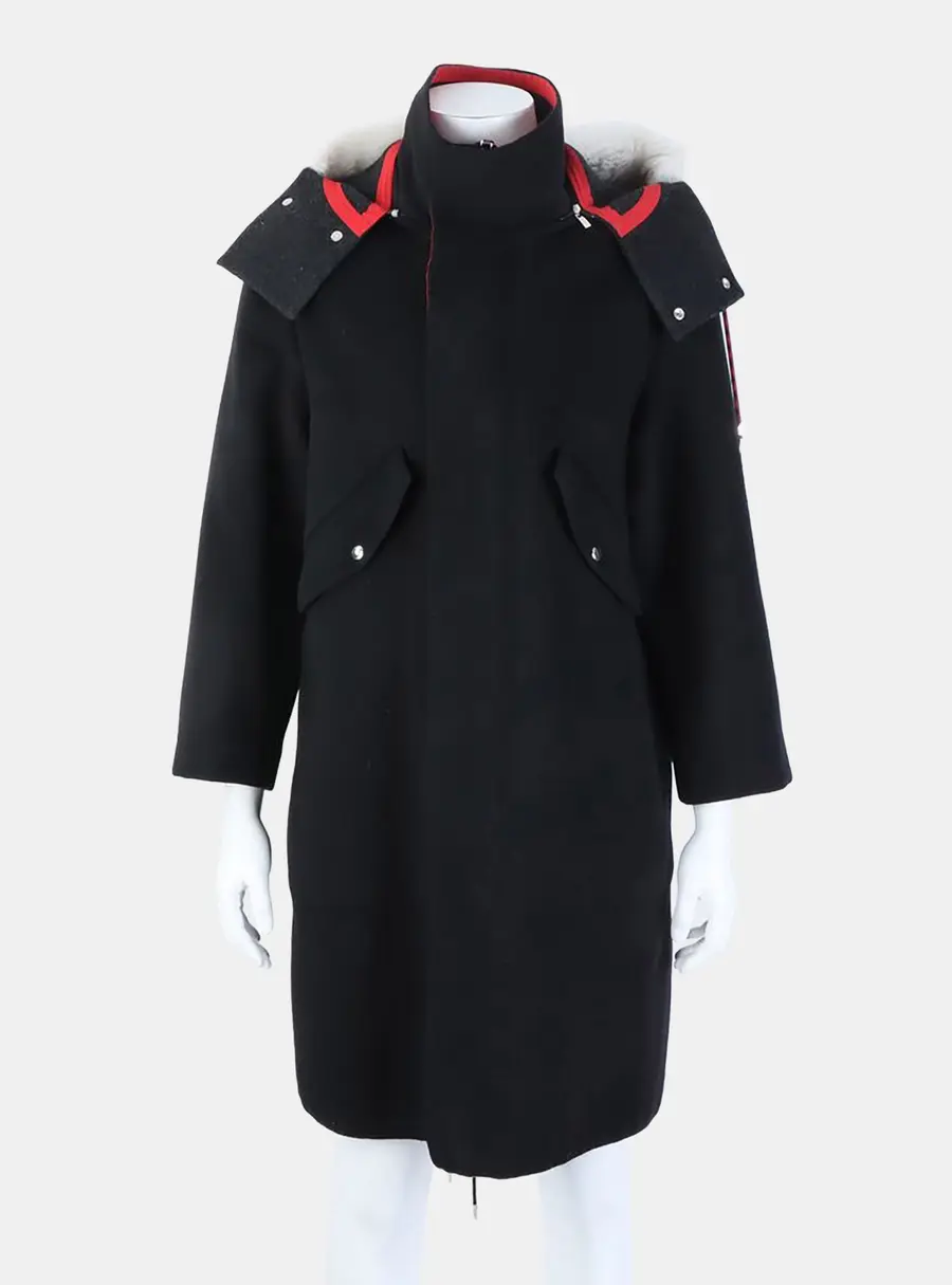 Dior Homme fur hooded coat Size IT/FR 44