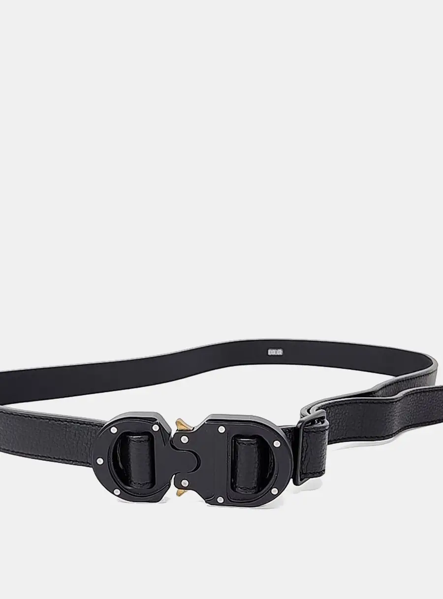 Dior Homme Black Leather Belt