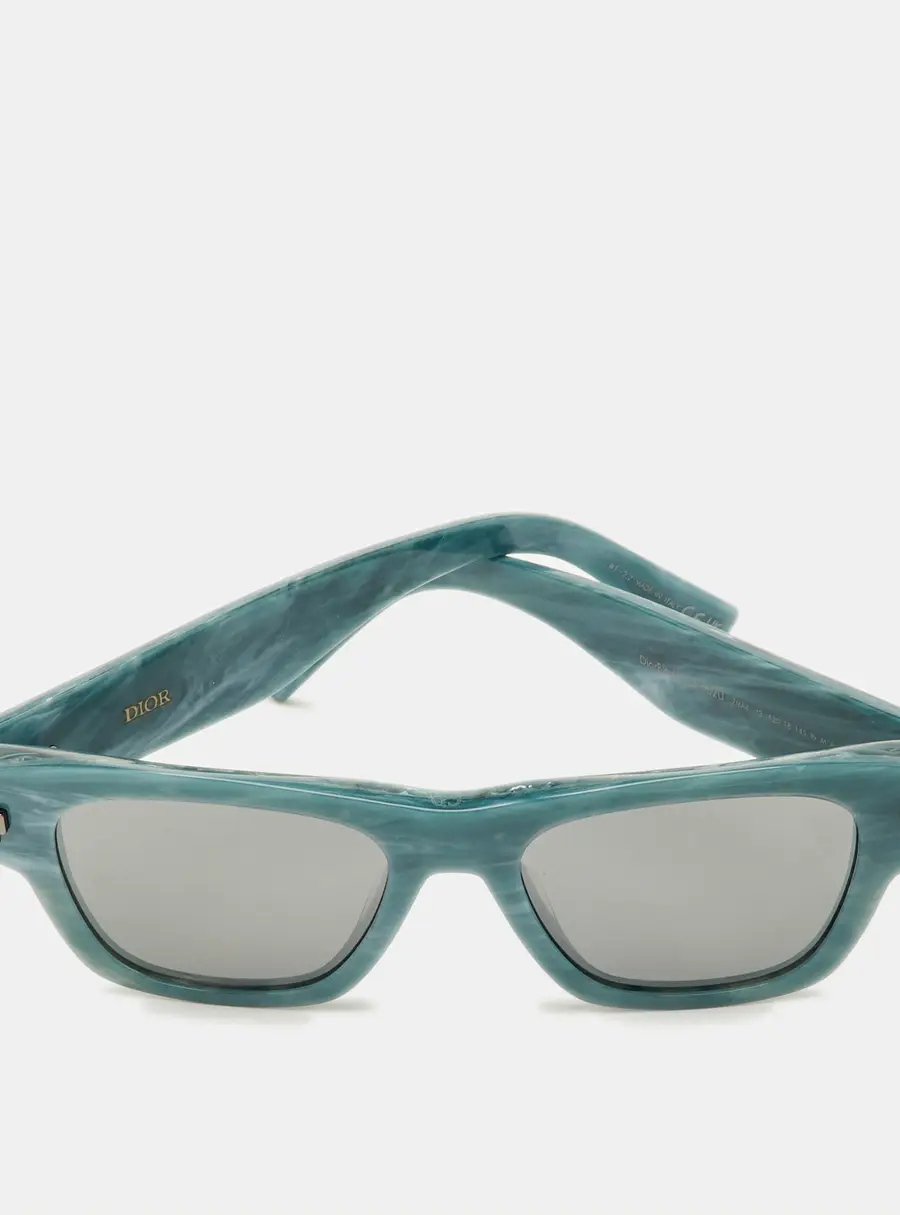 Dior Blue/Grey Black Suit XL Wayfarer Sunglasses
