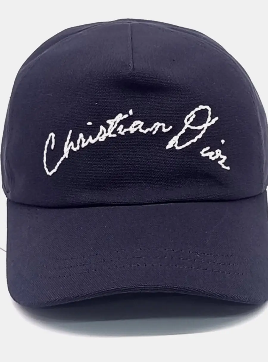 Dior Cotton Navy Homme cap