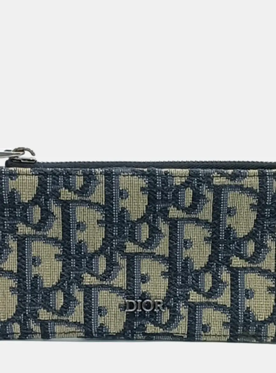 Dior Homme Oblique Coated Canvas Card Holder