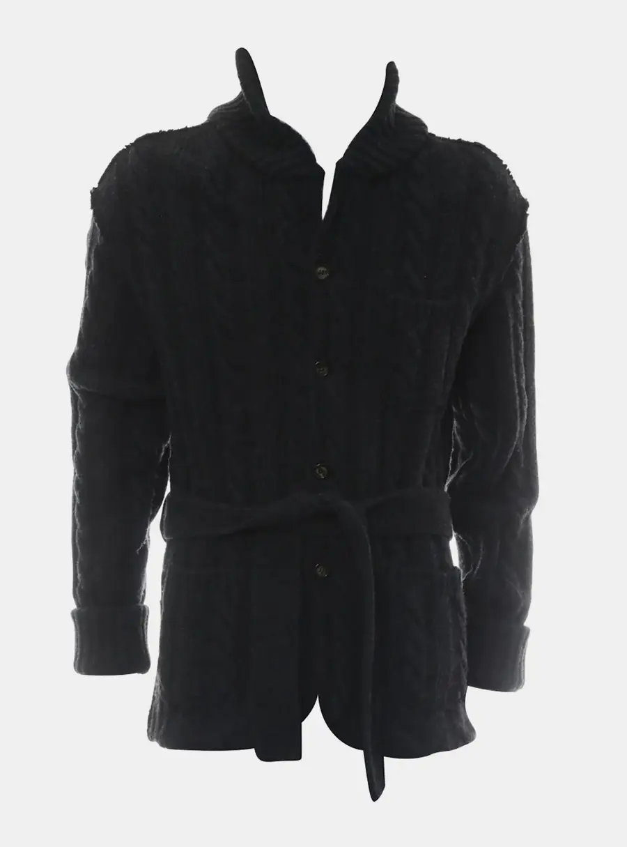 Dolce & Gabbana Knitted Wool Long Outer