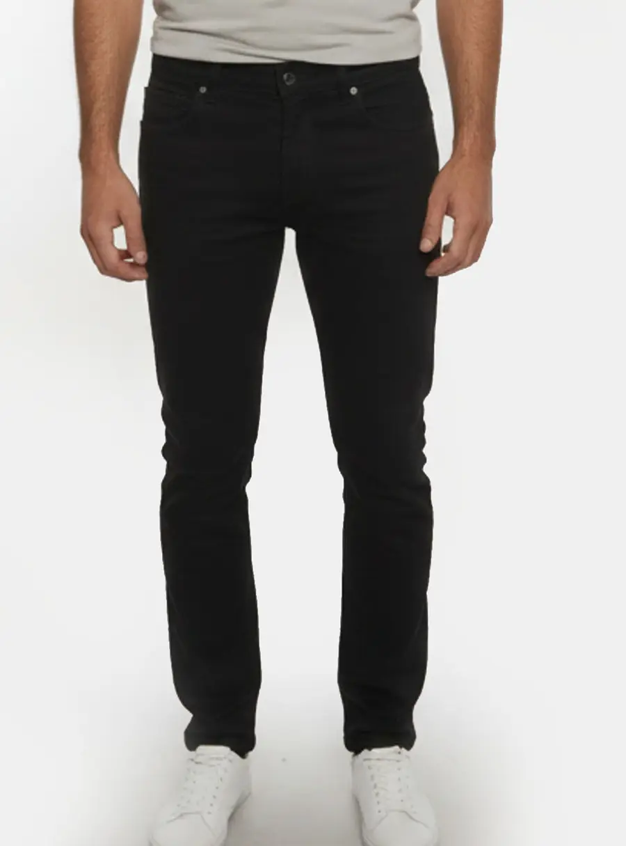 Dolce & Gabbana Black Denim Straight Fit Stretch Jeans XXXL/Waist 38"