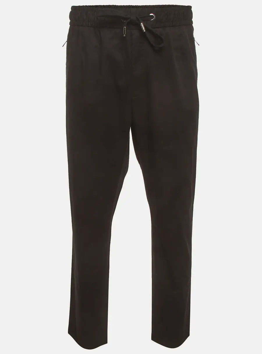 Dolce & Gabbana Black Logo Plaque Cotton Zip-Up Joggers XXXL