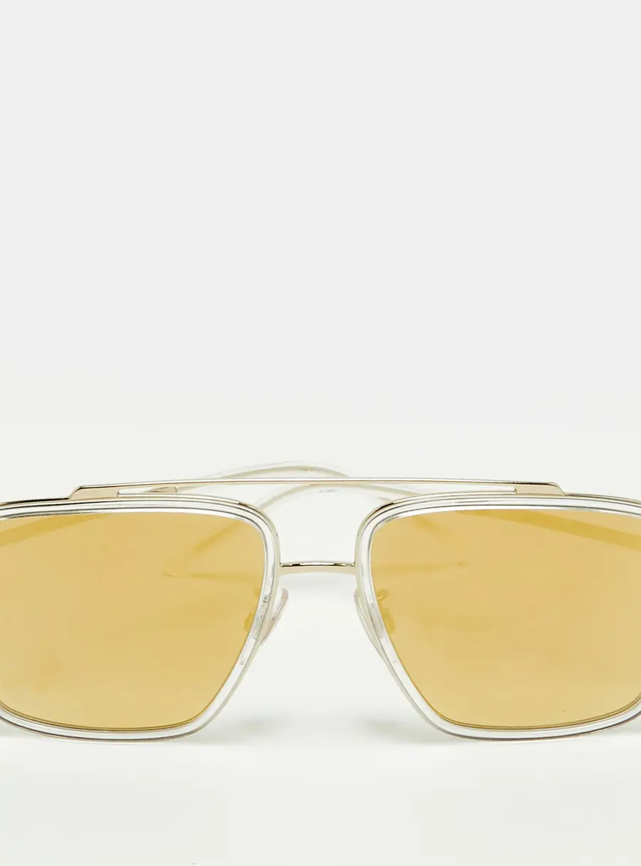 Dolce & Gabbana Gold DG2220 Square Sunglasses