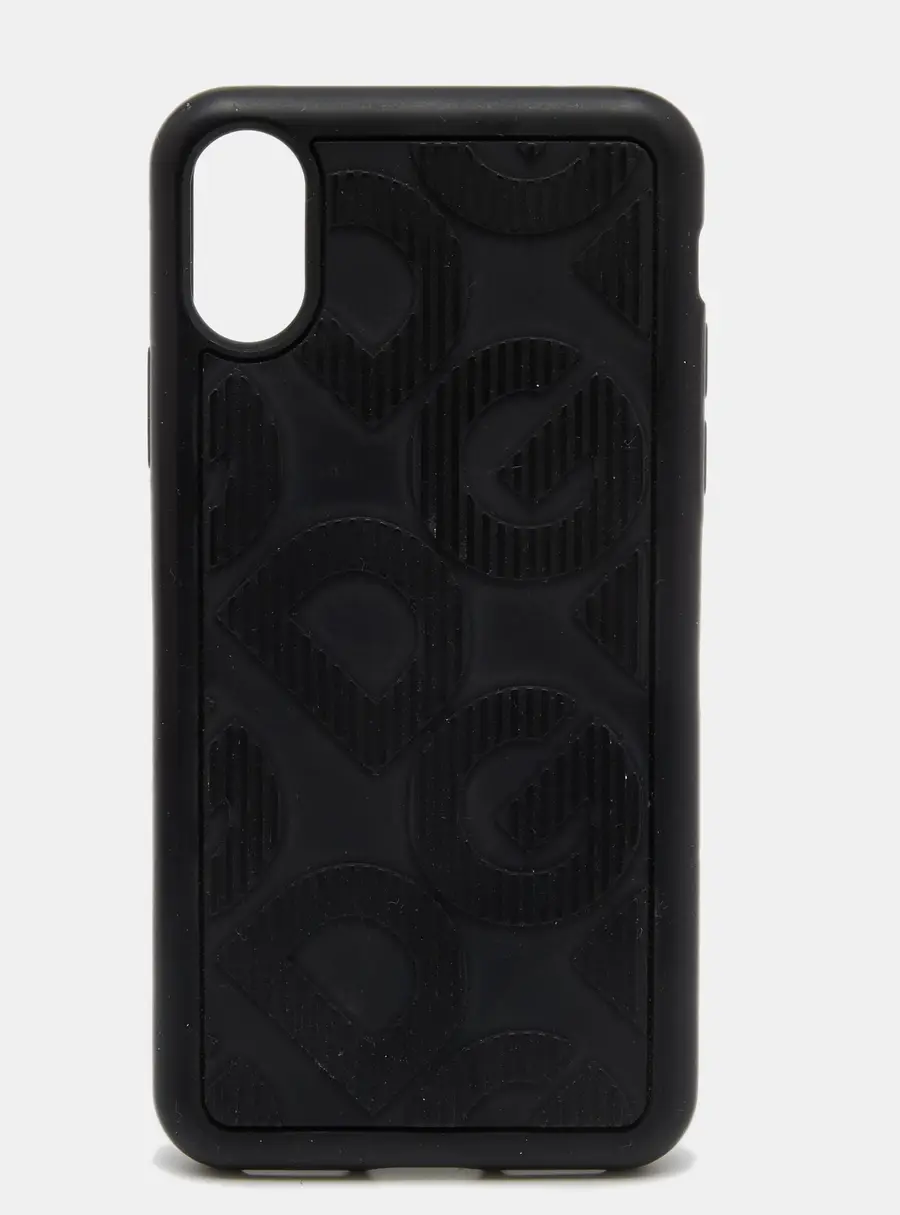 Dolce & Gabbana Black Rubber iPhone X/XS Cover