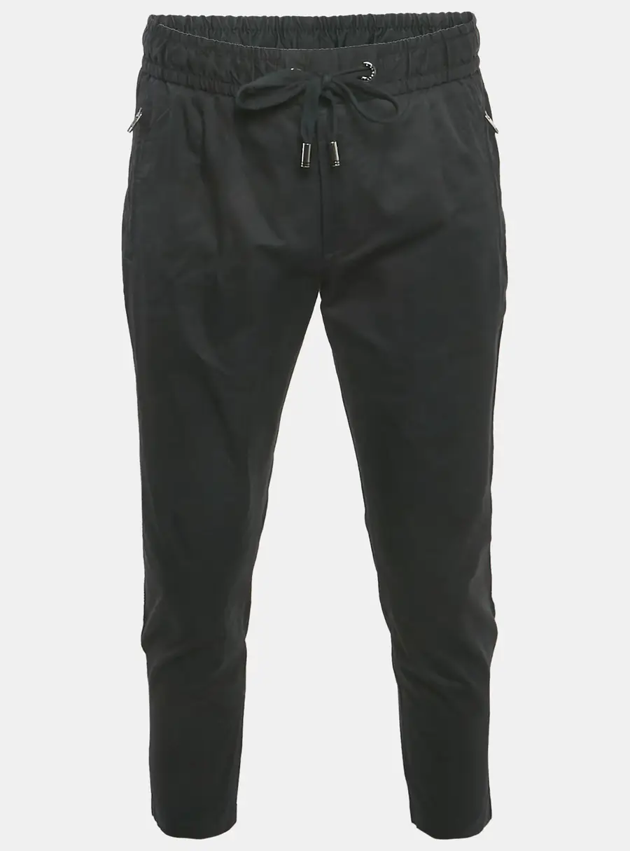 Dolce & Gabbana Black Stretch Cotton Jogging Pants M