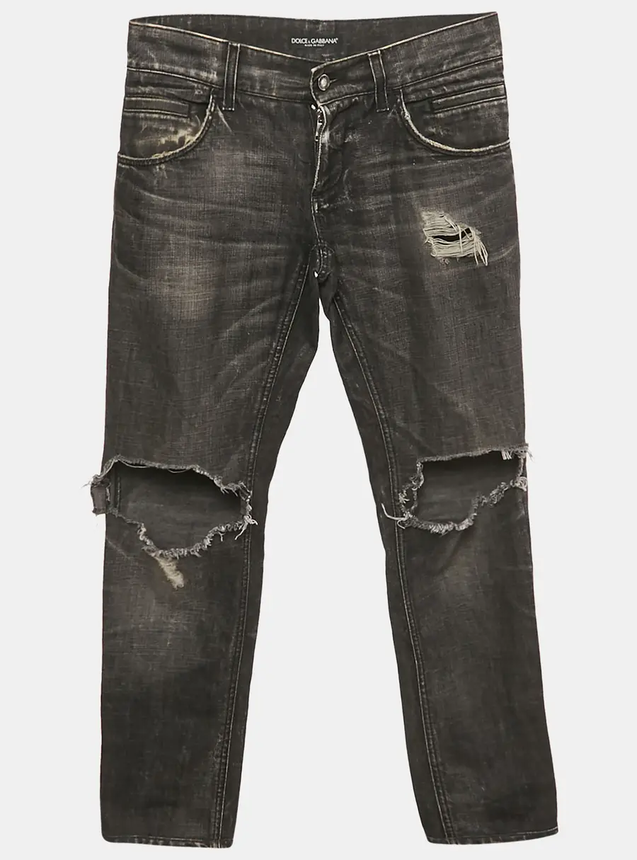 Dolce & Gabbana Navy Blue Denim 12 jeans S