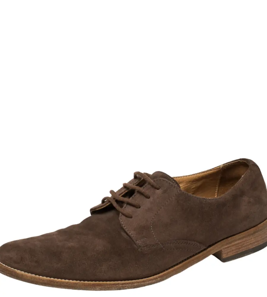 D&G Brown Suede Lace Up Oxfords Size 41