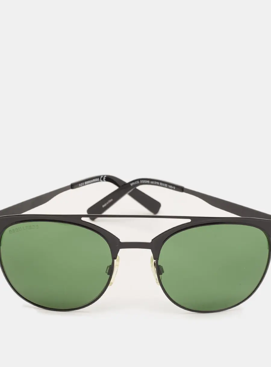 Dsquared2 Black DQ 0246 Bruce Aviator Sunglasses