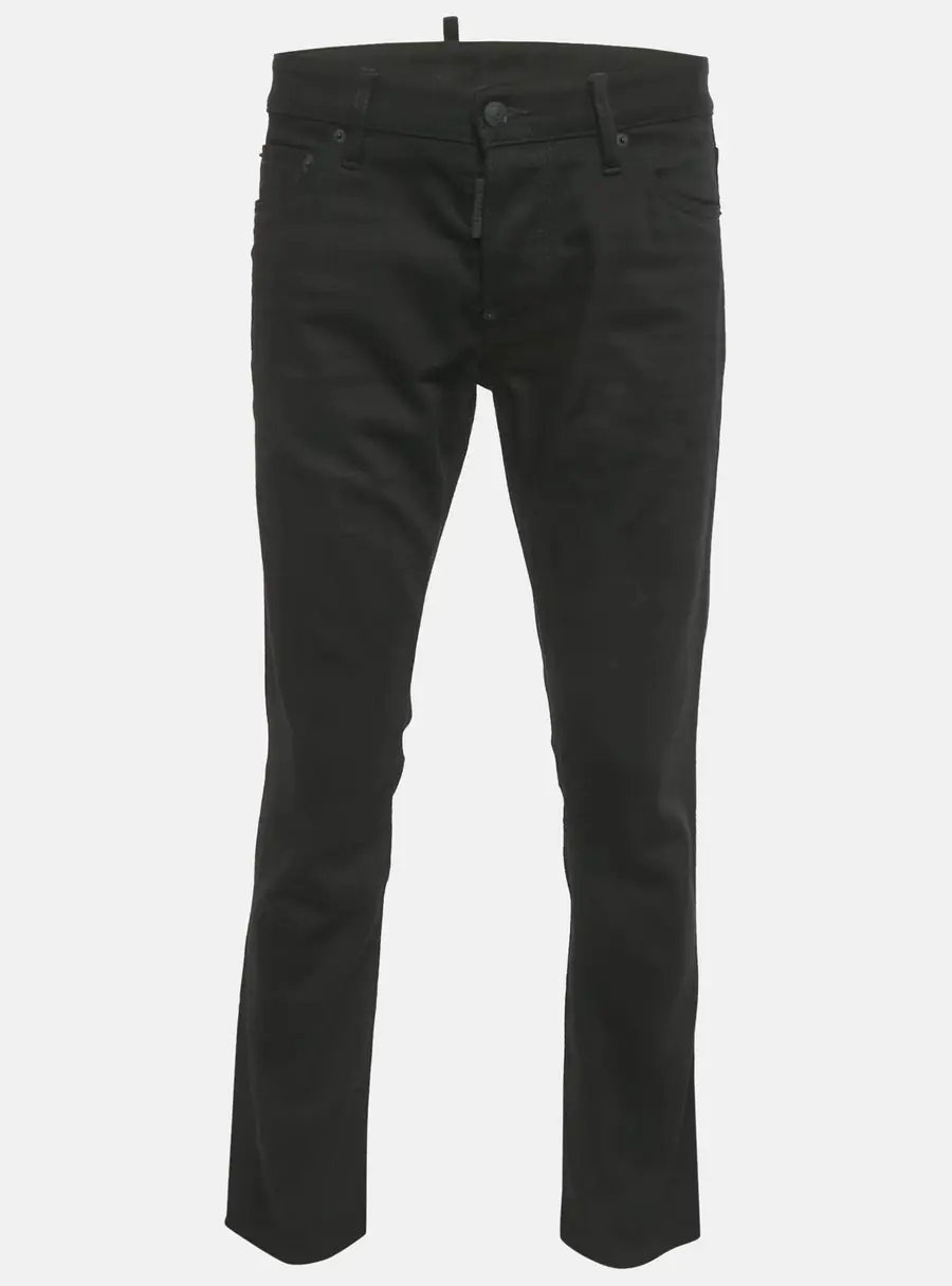 Dsquared2 Black Denim Slim Fit Jeans L Waist 35"