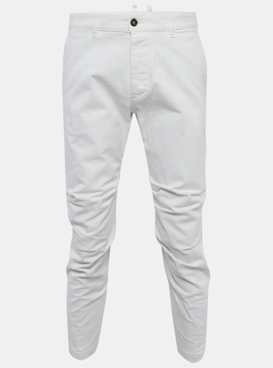 Dsquared2 White Denim Regular Fit Jeans M/Waist 33"