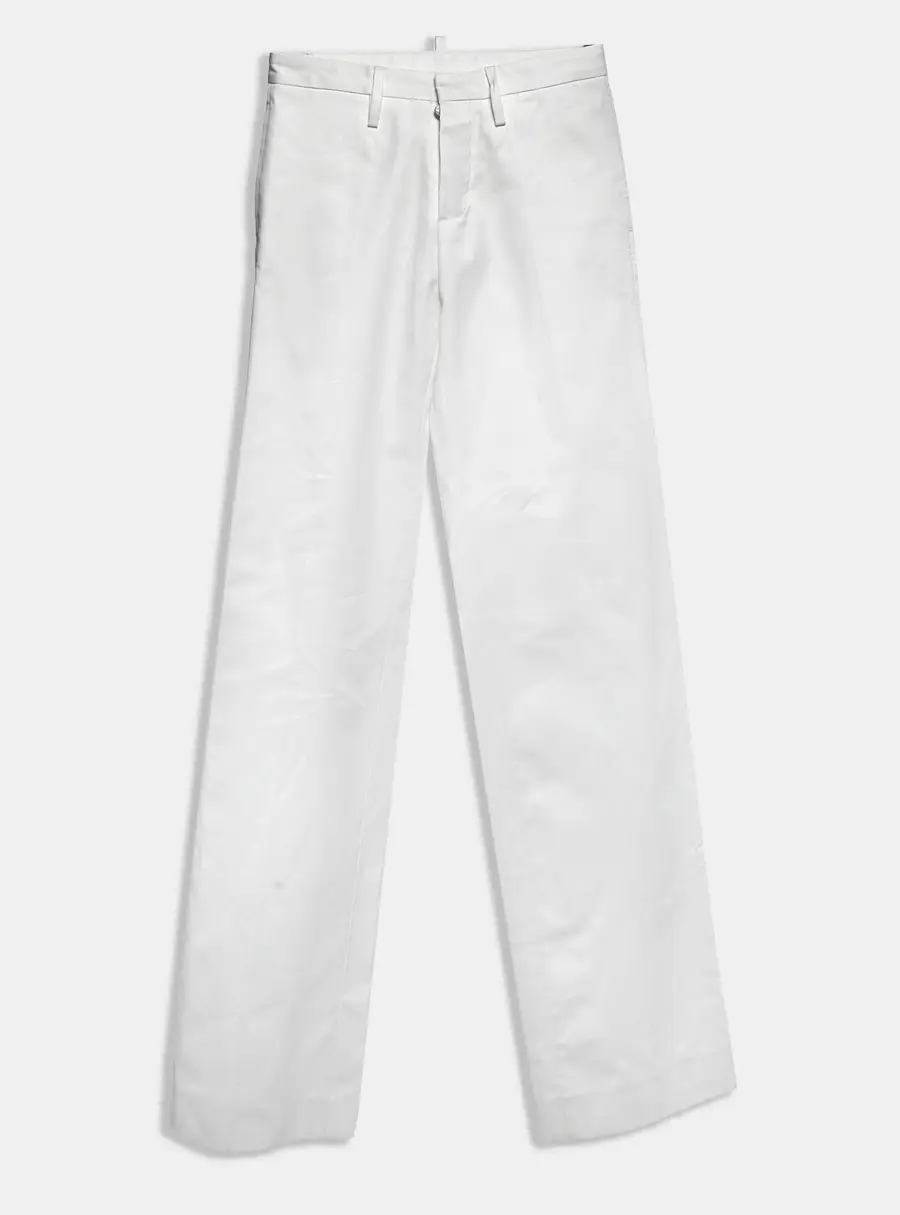 Dsquared2 White Denim High Rise Jeans M/Waist 28"