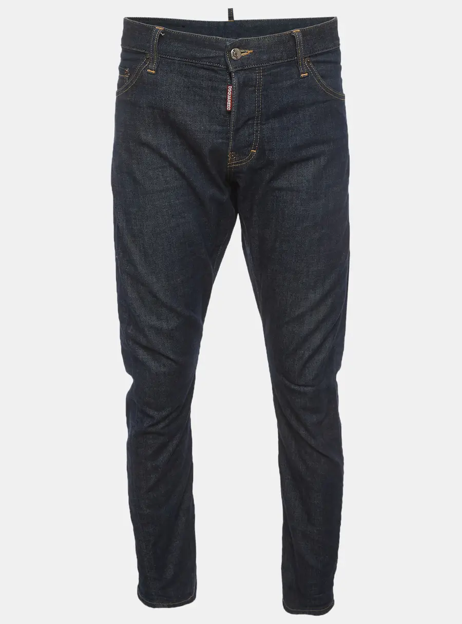 Dsquared2 Blue Denim Deanandan Embroidered Jeans XXL/Waist 40"