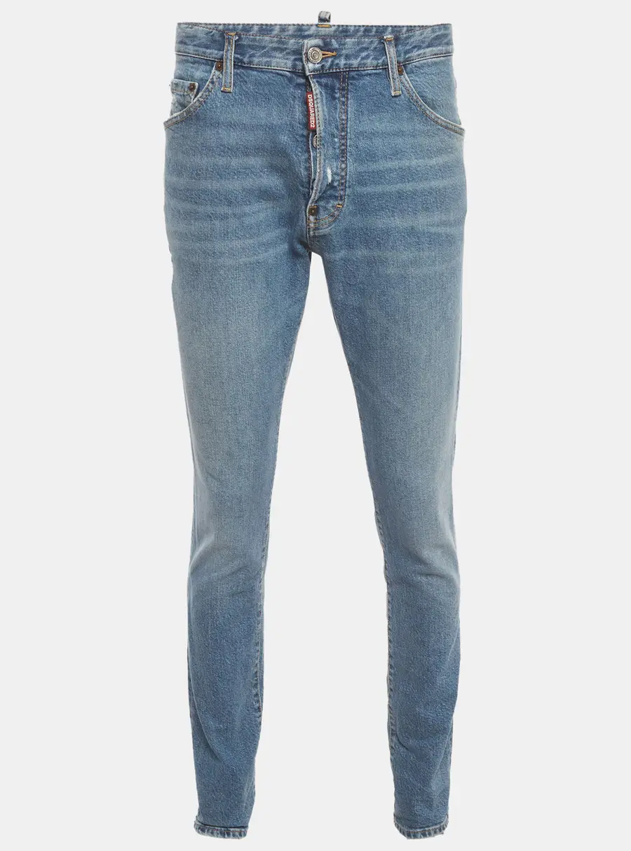 Dsquared2 Blue Distressed Denim Cool Guy Jeans XL/Waist 36"
