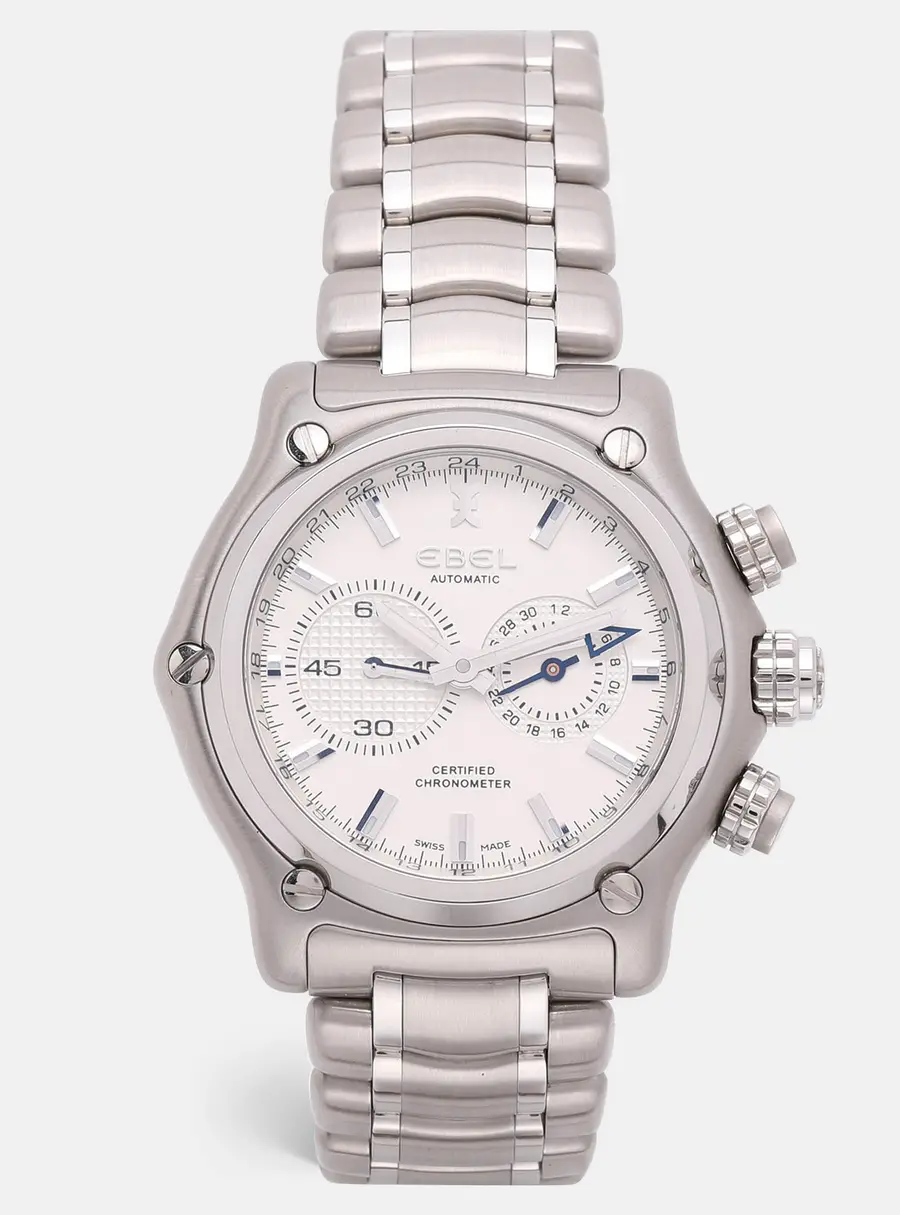 Ebel 1911 BTR 9240L70.6360 Silver Dial Stainless Steel 9240L70.6360 Mens Wristwatch 46.5mm