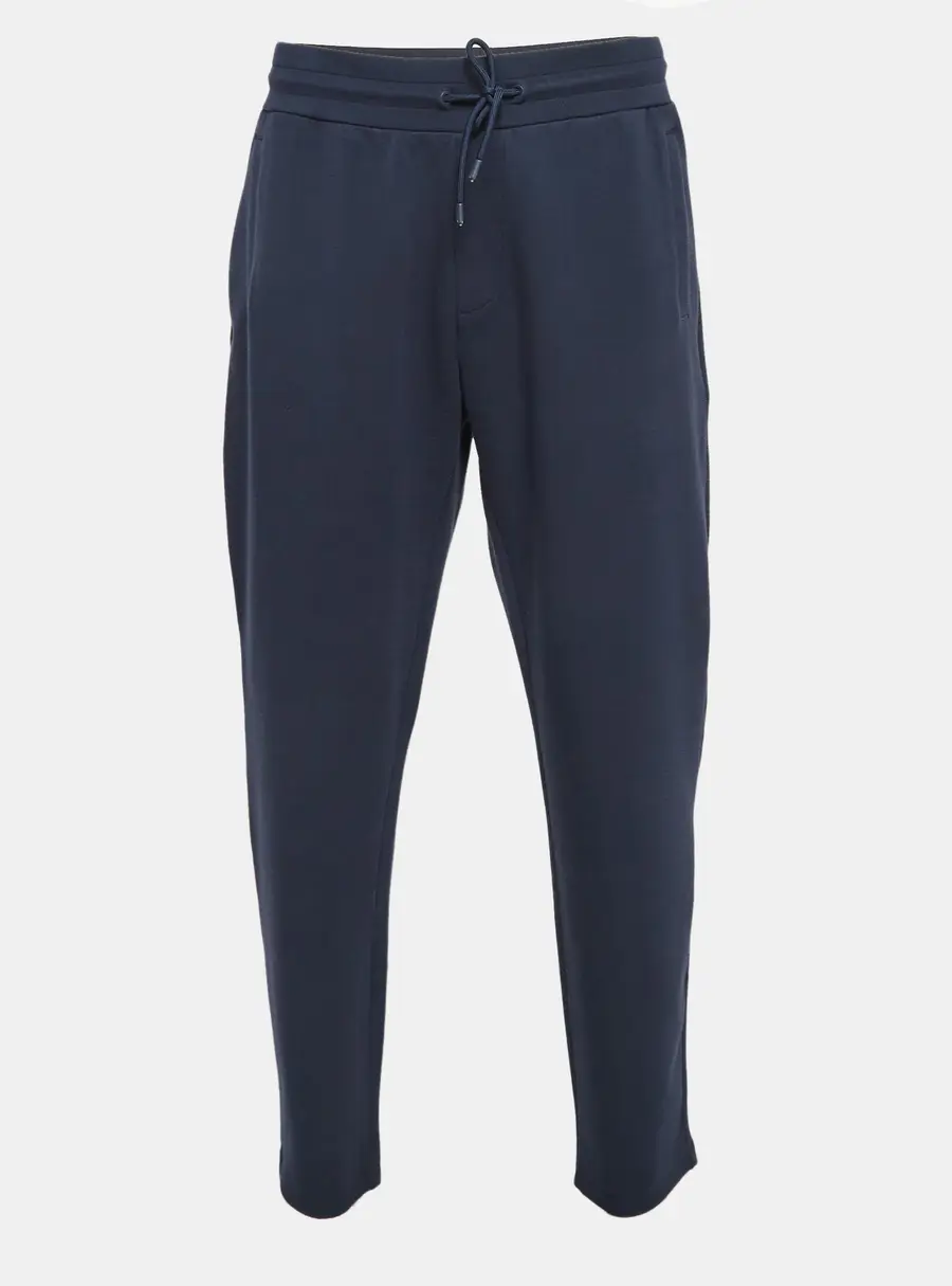 Emporio Armani Navy Blue Knit Trackpants XXL