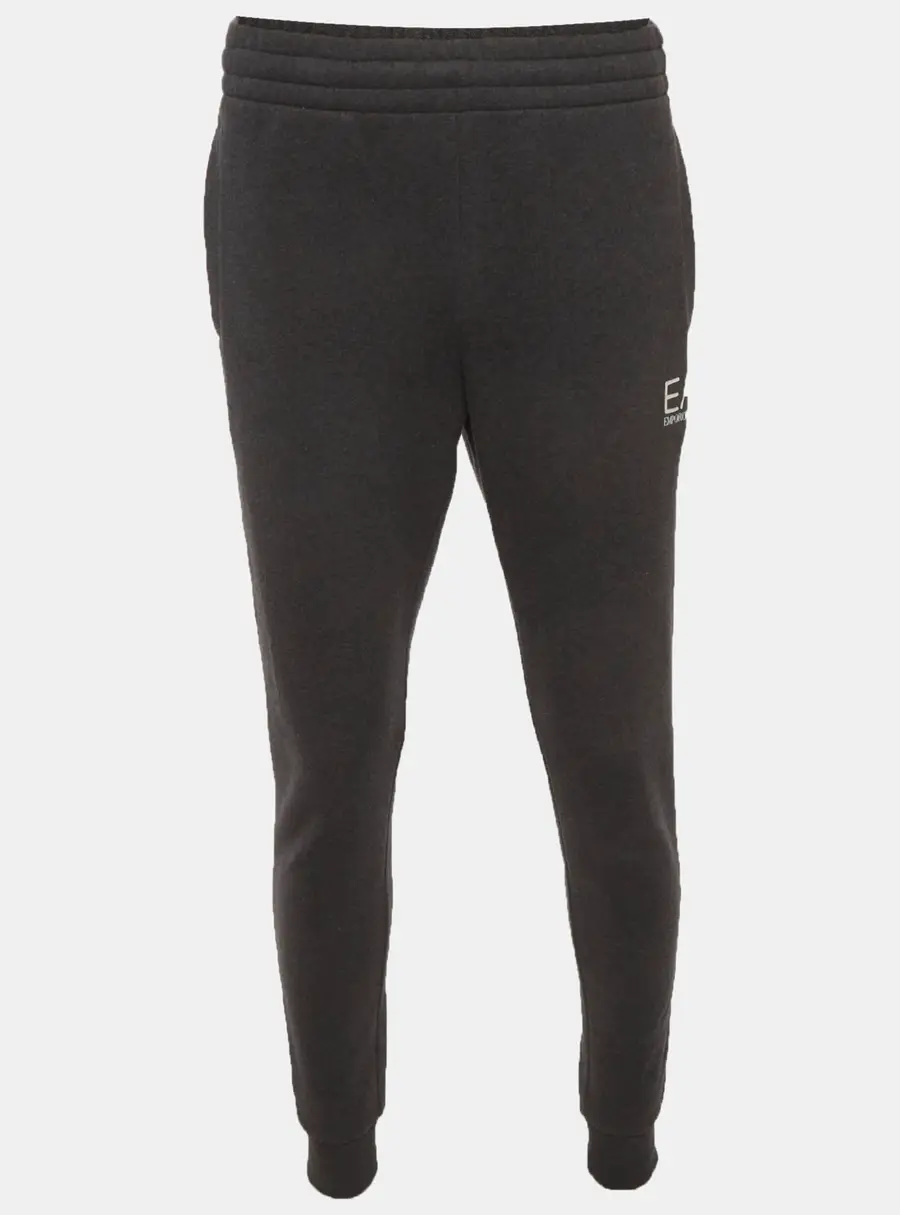 Emporio Armani Grey EA7 Logo Graphic Jersey Knit Sweatpants L