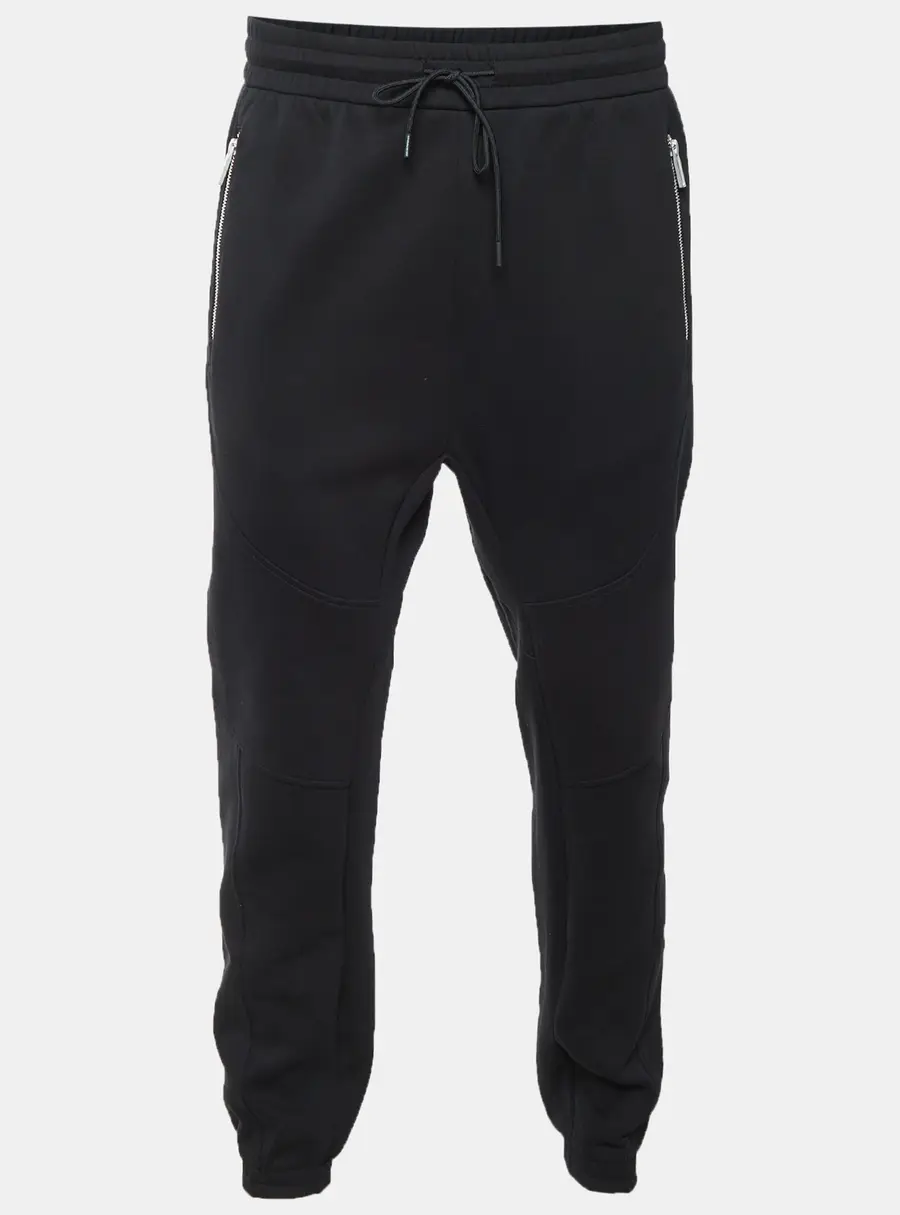 Emporio Armani Black Jersey Joggers Pants M