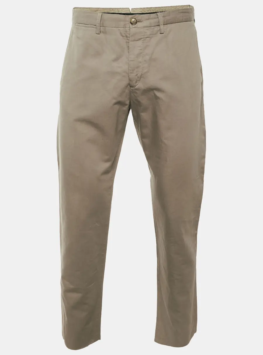Ermenegildo Zegna Beige Cotton & Linen Pants M