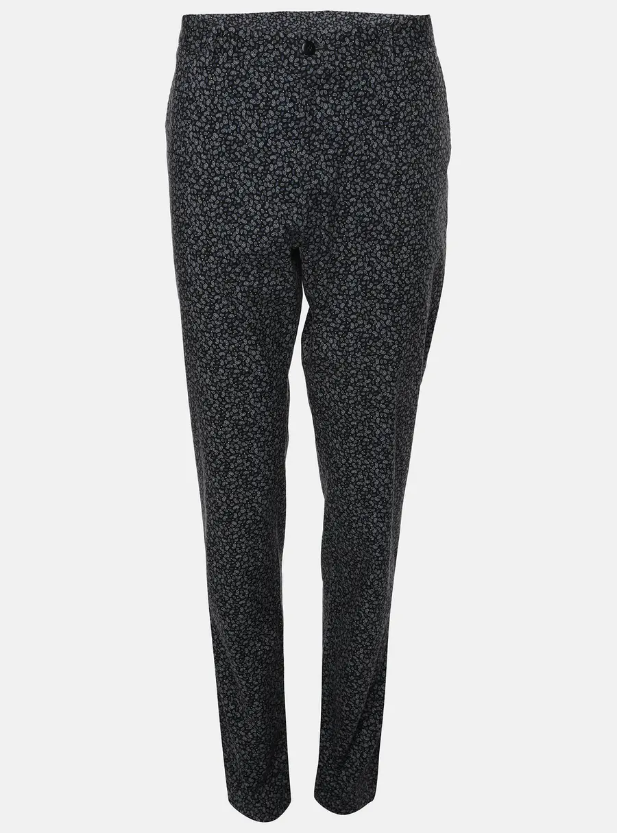 Etro Blue Paisley Print Cotton Trouser XL