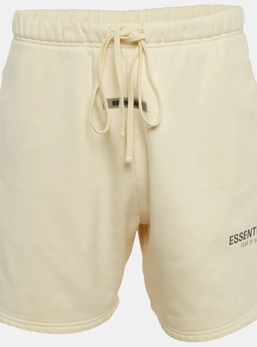 Essentials Fear of God Cream Cotton Fleece Shorts