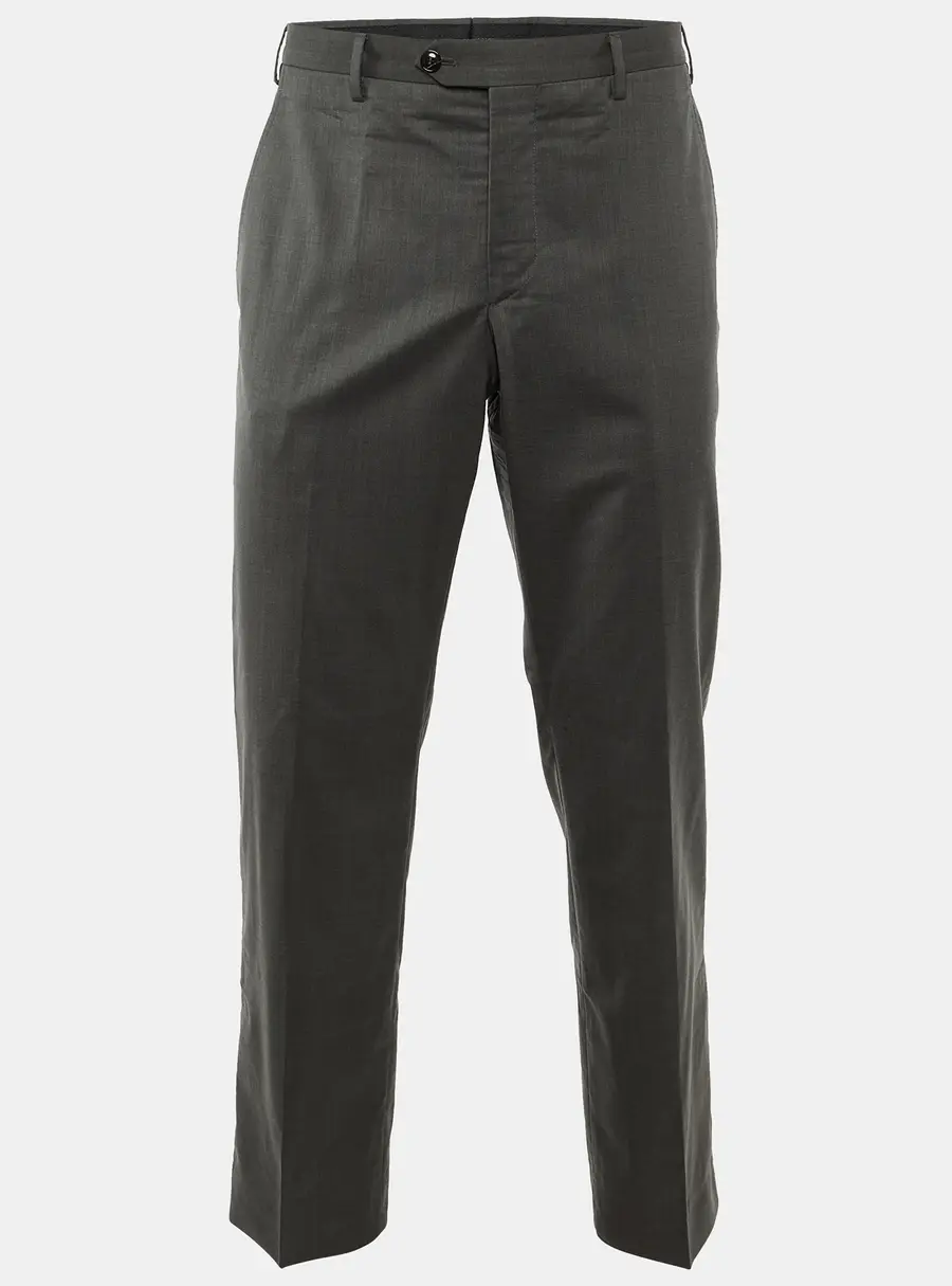 Giorgio Armani Grey Wool Tailored Pants L