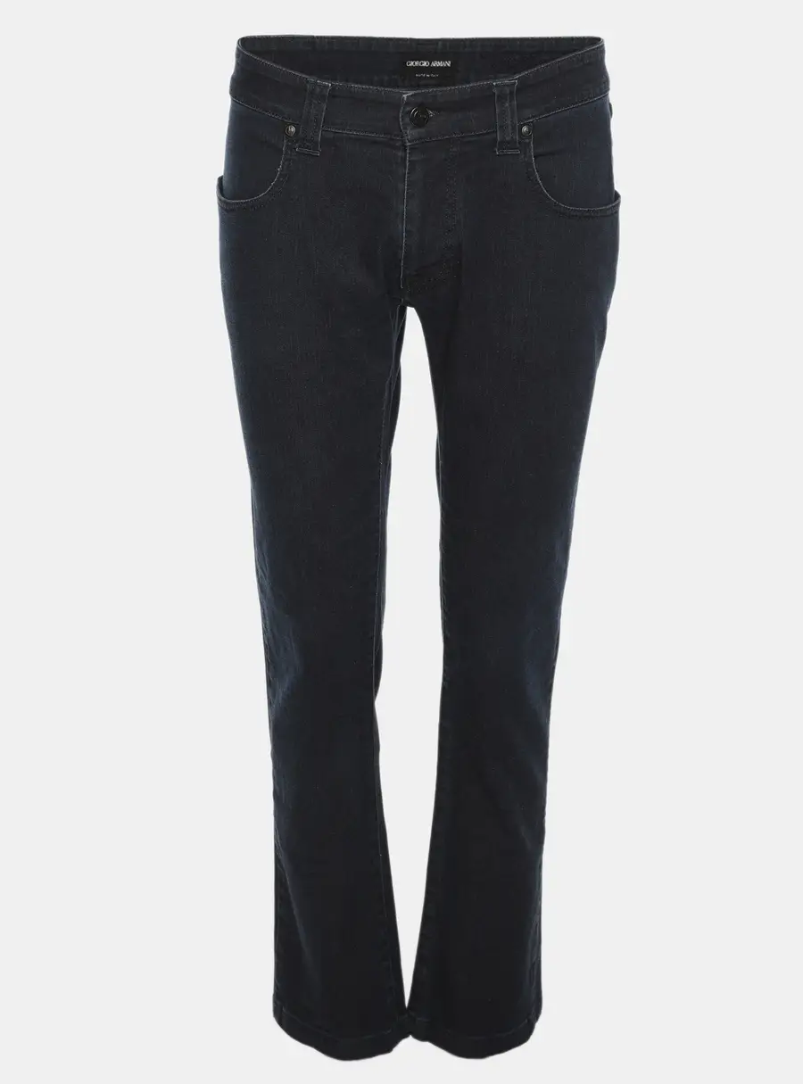 Giorgio Armani Navy Blue Denim Jeans L