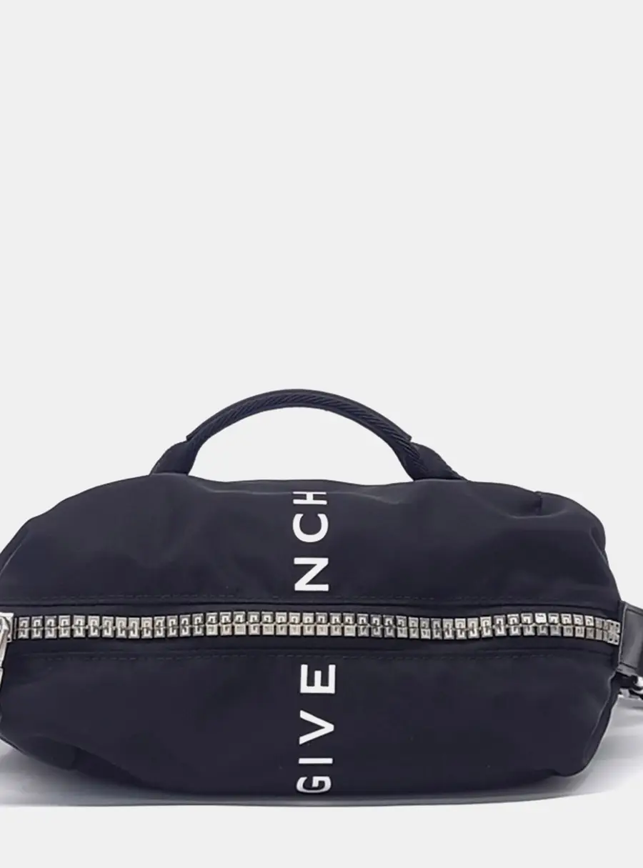 Givenchy Black Nylon Givenchy G Zip Trek Belt Bag