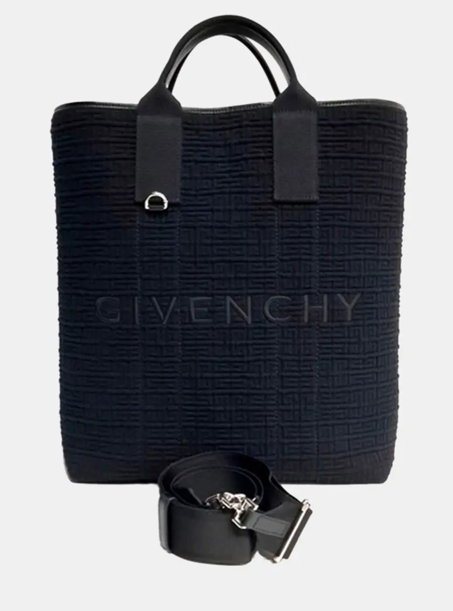 Givenchy Black Fabric G Essential 4G Large Tote Bag