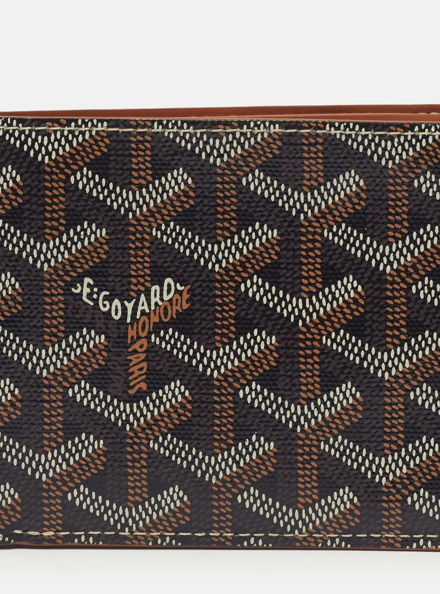 Goyard Victoire Brown Goyardine Coated Canvas Bifold Wallet