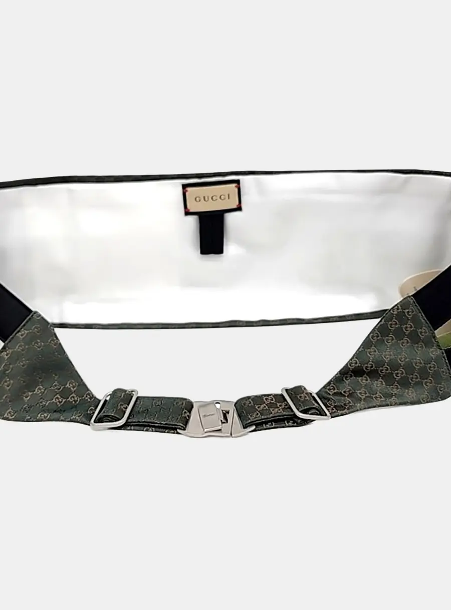 Gucci Green/Multicolor Silk Bow Tie