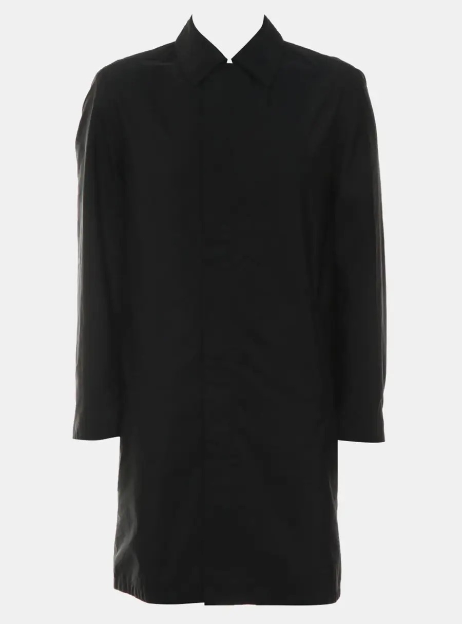 Gucci Reversible Black Nylon Men's Long Jacket M