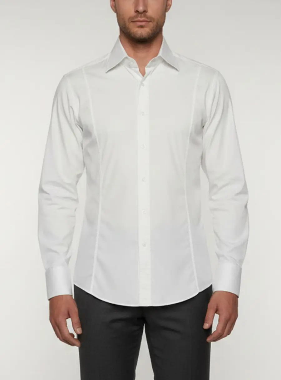 Gucci White Cotton Poplin Button Up Shirt L