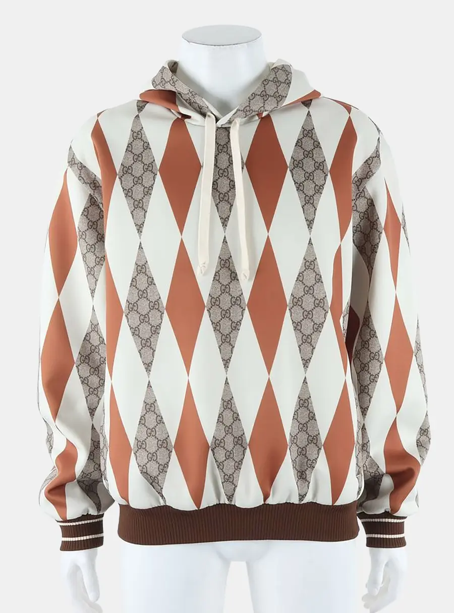 Gucci Multicolor Polyester long-Sleeve Hoodie Size M