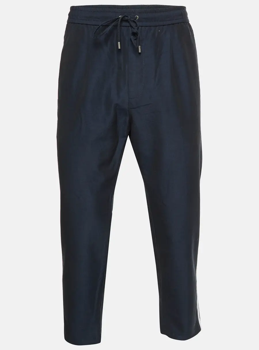 Gucci Navy Blue Side Striped Cotton Blend Track Pants XXL