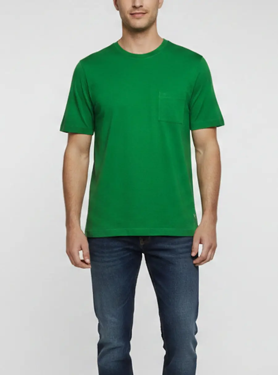 Hermes Green Cotton Pique Crew Neck T-Shirt L